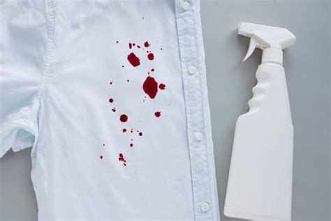 what makes a good fake blood stains on clothes|who cleans up blood stains.